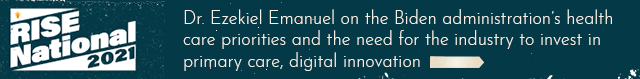 Dr. Ezekiel Emanuel on the Biden administration�s health care priorities and the need for the industry to invest in primary care, digital innovation